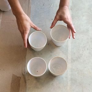 זוג כוסות בעבודת-יד | Handmade Ceramic Cups