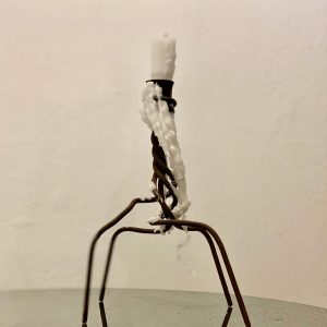 Unique Iron Candles Holder | Sturdy Found Material