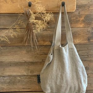 תיק פשתן גולמי | The Linen Bag